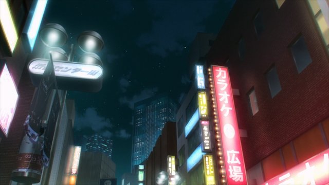 Shibuya Center Street at night